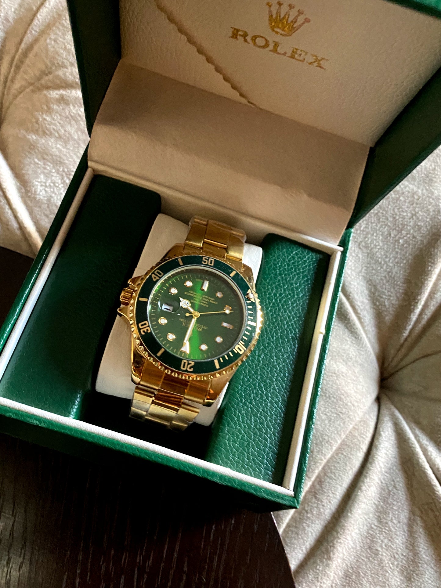 Rolex in green