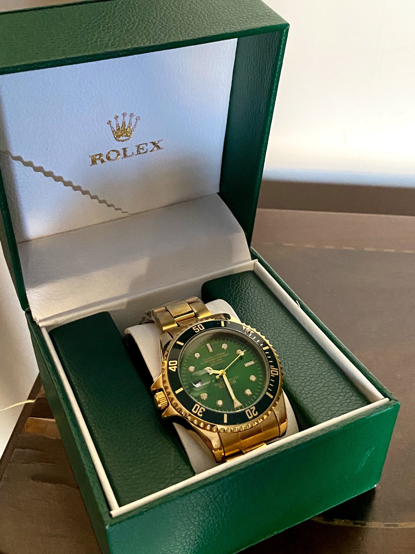Rolex in green