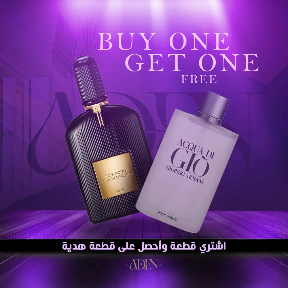 عرض توم فورد بلاك اوركيد + اكوا دي جيو - ADEN MEN -