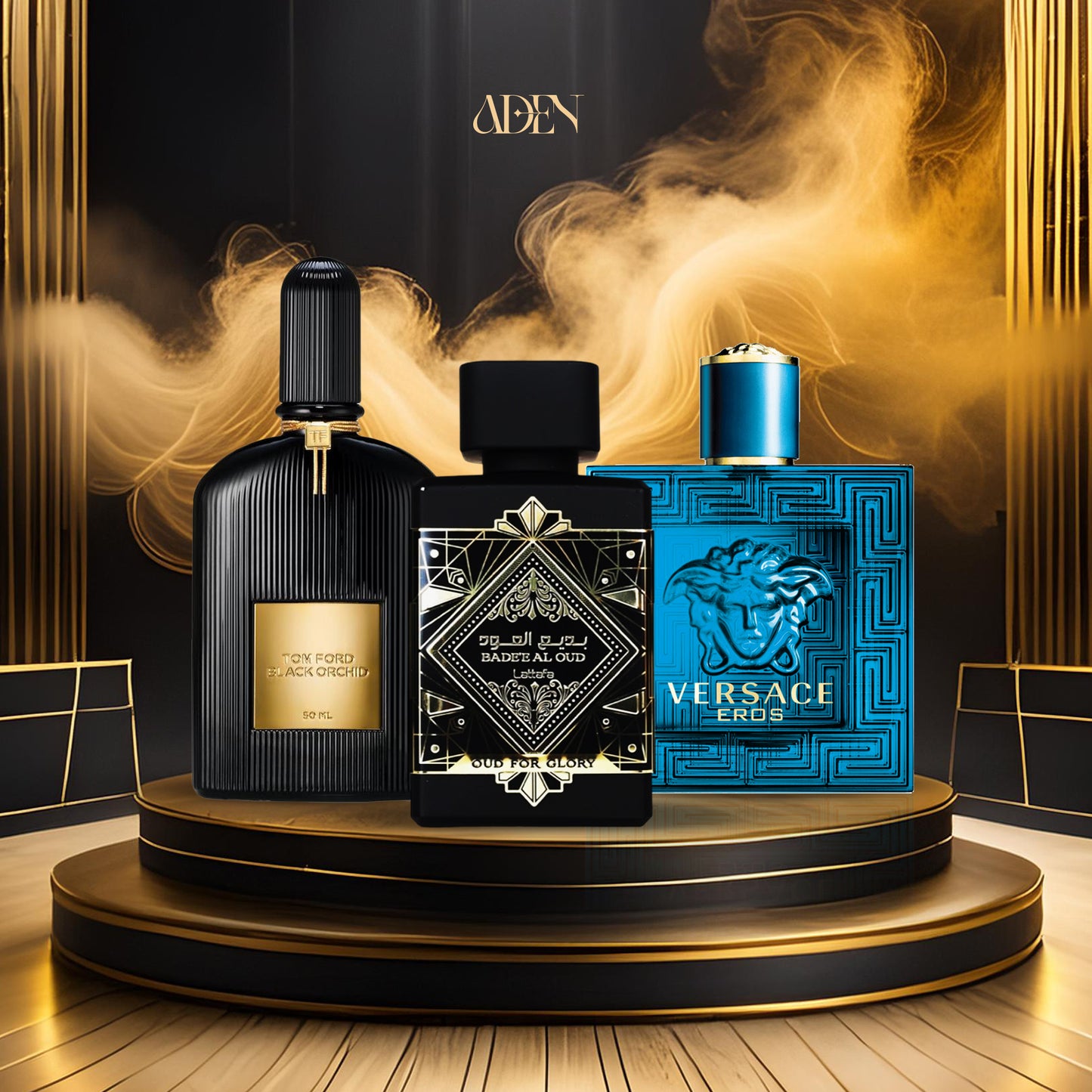 Versace Eros + Badee Al Oud + Tom Ford Black Orcid