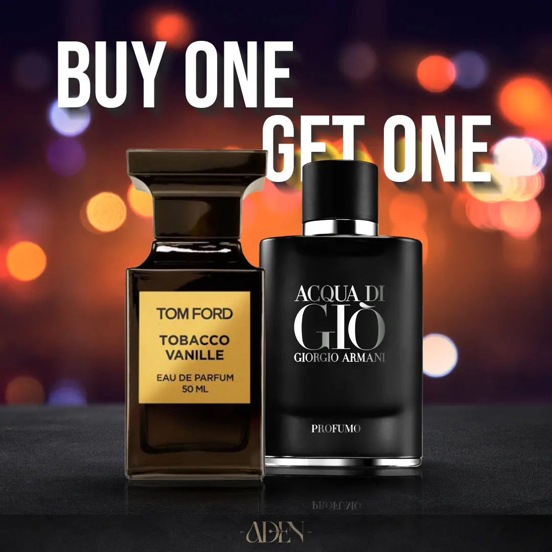 عرض توم فورد توباكو فانيلا +اكوا دي جيو بروفومو - ADEN MEN -