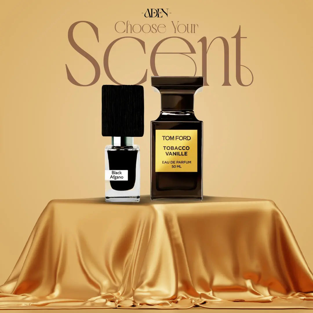 عرض توم فورد توباكو فانيلا + بلاك أفغانو - ADEN MEN -