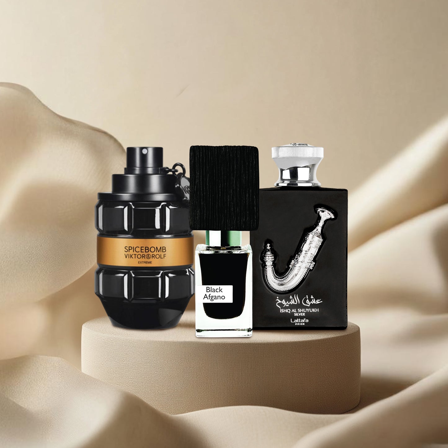 عشق الشيوخ سيلفر | سبايس بومب إكستريم | بلاك أفغانو