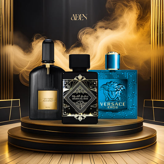 Versace Eros + Badee Al Oud + Tom Ford Black Orcid