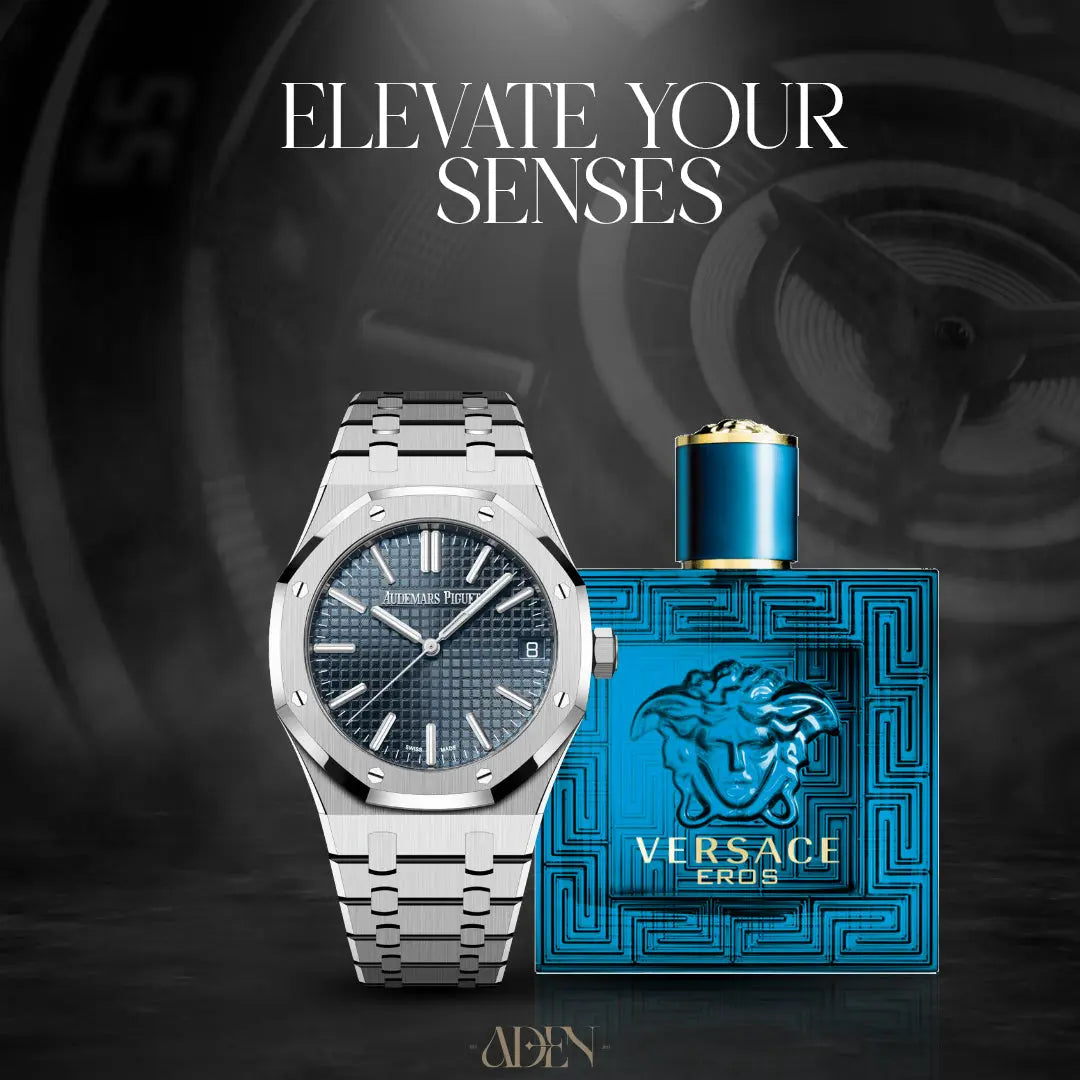 Bundle Versace Eros Perfume + Audemars Piguet Watch - ADEN MEN -  